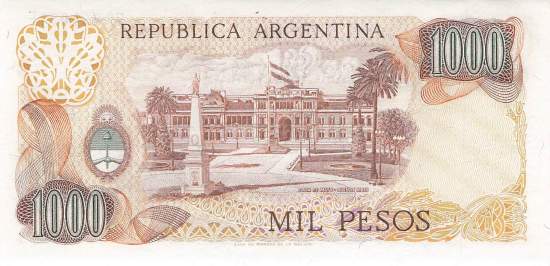 Argentinien p304c-1 F 1000 Pesos 1976